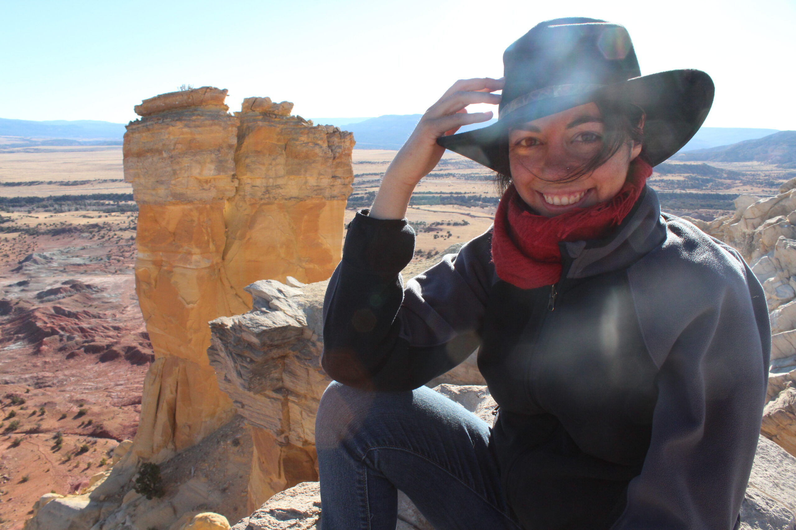 Dr. Radonic in the desert
